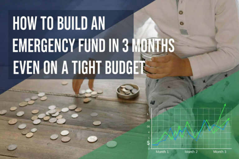 How to Build an Emergency Fund in 3 Months (Even on a Tight Budget)